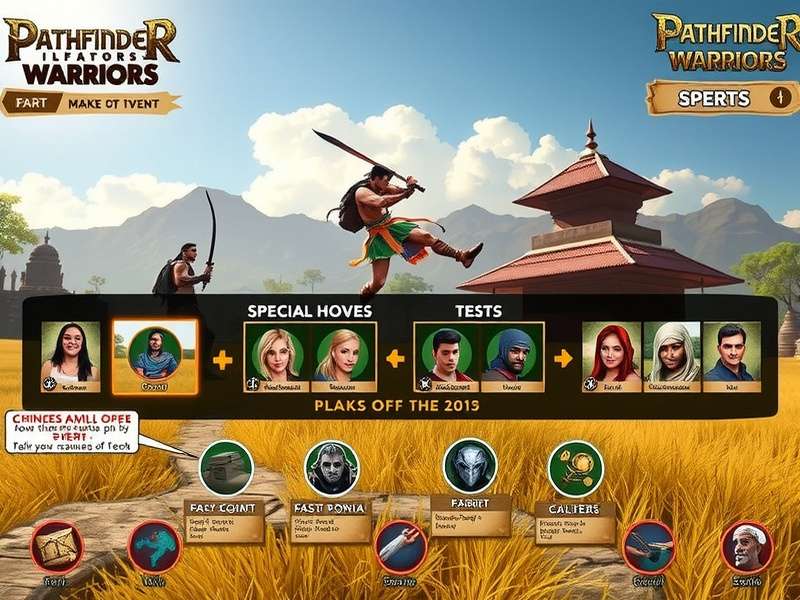 Pathfinder Warriors community event showing players collaborating